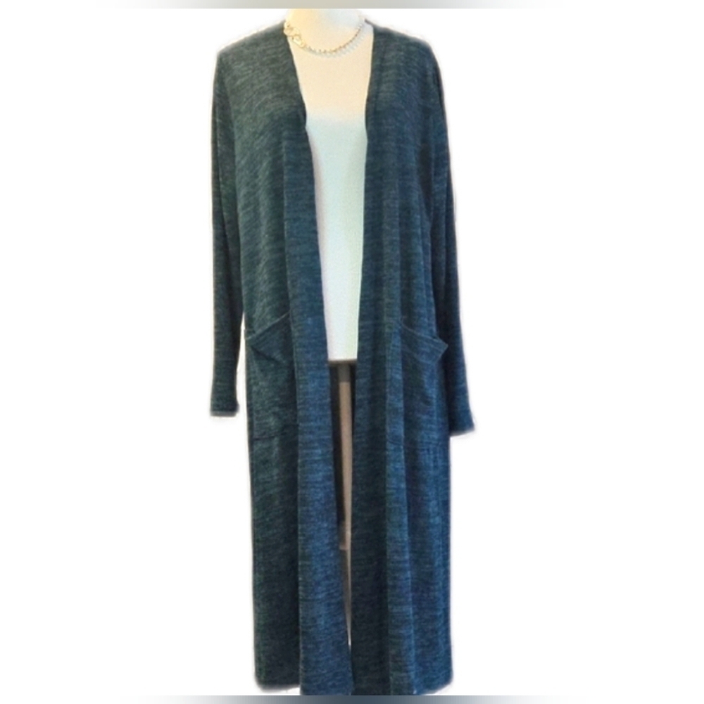LuLaRoe Teal Open Cardigan